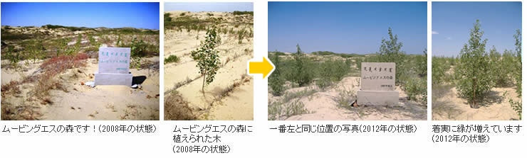 ムービングエスの森・植樹の様子